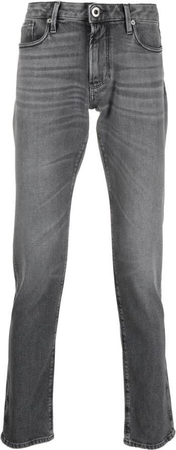 Emporio Armani Slim-fit jeans Zwart