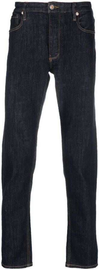 Emporio Armani Slim-fit jeans Blauw