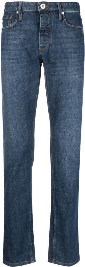 Emporio Armani Straight jeans Blauw