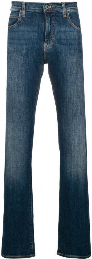Emporio Armani straight jeans Blauw