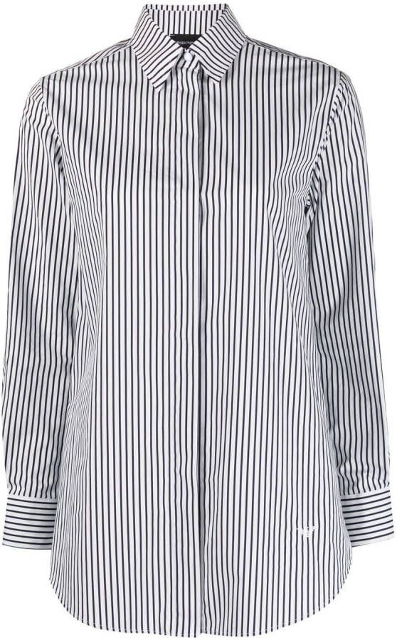 Emporio Armani Popeline blouse Wit