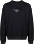 Emporio Armani Sweater met geborduurd logo Zwart - Thumbnail 1