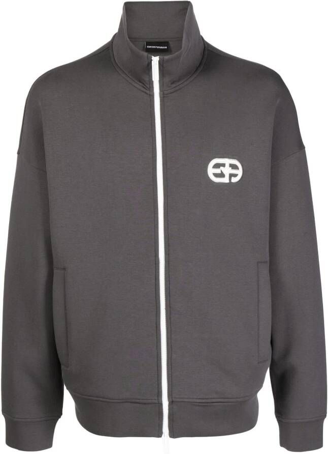 Emporio Armani Sweater met logo Grijs