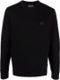 Emporio Armani Sweater met logopatch Zwart - Thumbnail 1