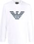 Emporio Armani Sweater met logoprint Wit - Thumbnail 1