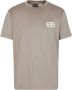 Emporio Armani T-shirt met geborduurd logo Beige - Thumbnail 1