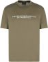 Emporio Armani T-shirt met geborduurd logo Groen - Thumbnail 1