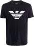 Emporio Armani T-shirt met logo Blauw - Thumbnail 1