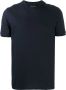 Emporio Armani T-shirt met logo reliëf Blauw - Thumbnail 1