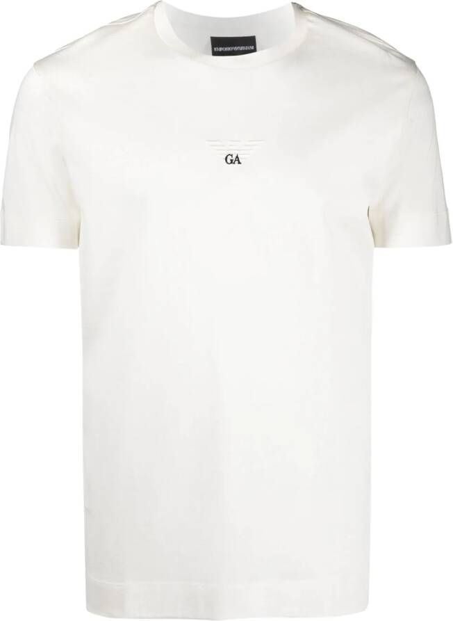 Emporio Armani T-shirt met logo Wit