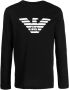 Emporio Armani T-shirt met logo Zwart - Thumbnail 1