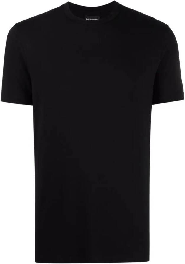 Emporio Armani T-shirt met logoprint Zwart