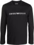 Emporio Armani T-shirt met logoprint Zwart - Thumbnail 1