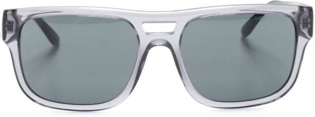 Emporio Armani Zonnebril met vierkant montuur 5029 87 GREY