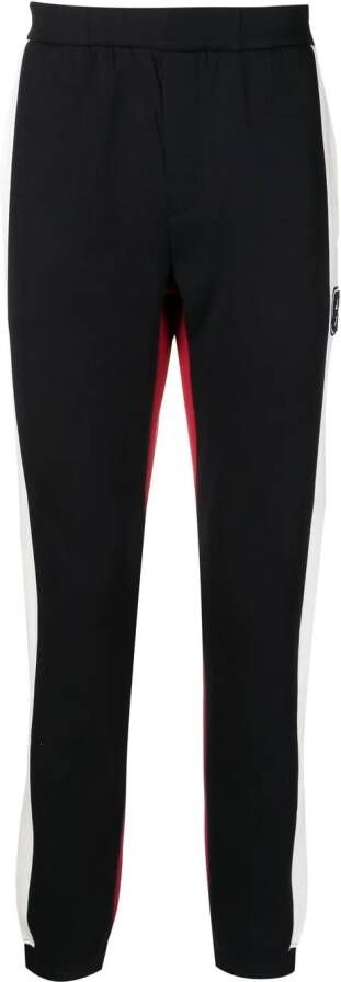 Emporio Armani Trainingsbroek met colourblocking Zwart
