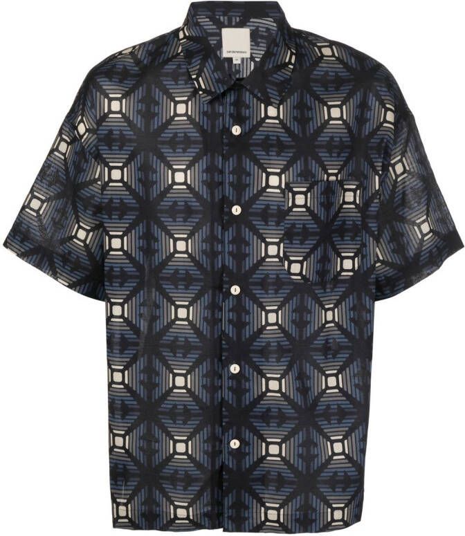 Emporio Armani Veelkleurig poloshirt Blauw