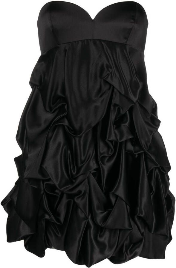 Emporio Armani Zijden jurk Zwart