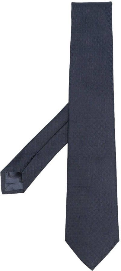 Emporio Armani Zijden stropdas Blauw