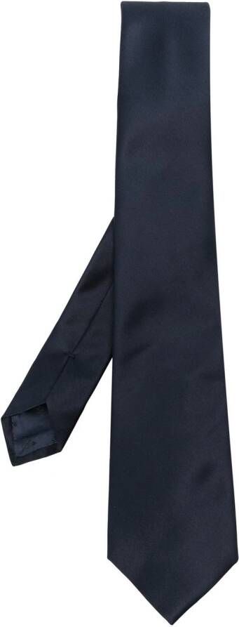 Emporio Armani Zijden stropdas Blauw