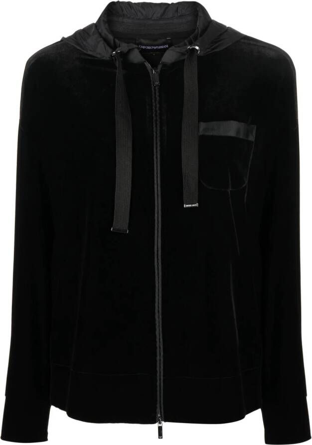 Emporio Armani Jack met capuchon Zwart