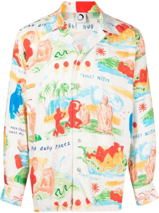 Endless Joy Overhemd met print Veelkleurig