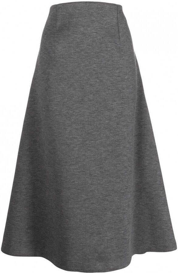 Enföld High waist midi-rok Grijs
