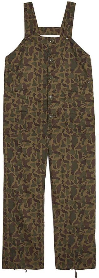Engineered Garments T-shirt met camouflageprint Groen