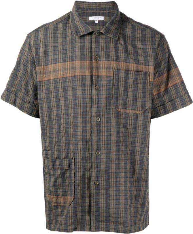 Engineered Garments Gestreept overhemd Bruin