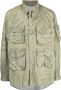 Engineered Garments Shirtjack met print Groen - Thumbnail 1