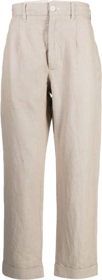 Engineered Garments Straight broek Beige