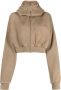 ENTIRE STUDIOS Hoodie met opstaande kraag Bruin - Thumbnail 1