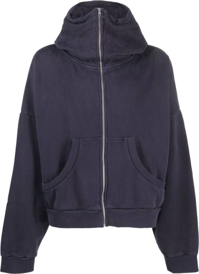 ENTIRE STUDIOS Hoodie met rits Blauw