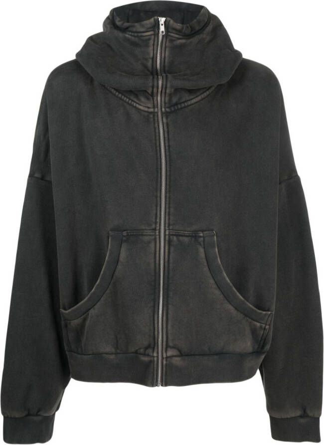 ENTIRE STUDIOS Hoodie met rits Zwart
