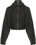 ENTIRE STUDIOS Cropped hoodie Zwart - Thumbnail 1