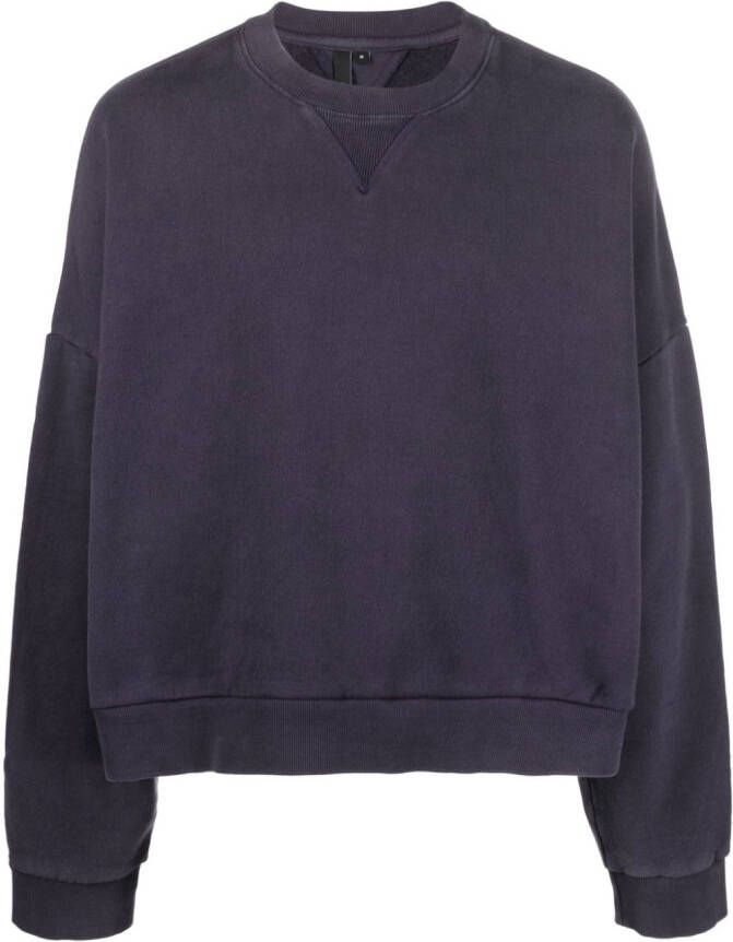 ENTIRE STUDIOS Sweater met verlaagde schouders en ronde hals Blauw