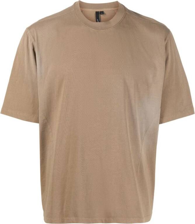 ENTIRE STUDIOS T-shirt met vlakken Bruin
