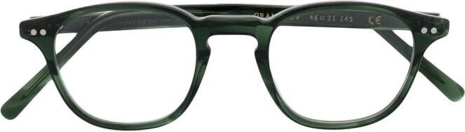 Epos Bril met rond montuur Groen