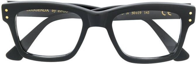 Epos Erato bril met rechthoekig montuur Zwart