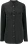 Equipment Blouse met opgestikte zak Zwart - Thumbnail 1