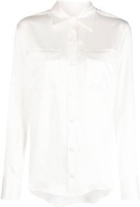 Equipment Button-up blouse Wit