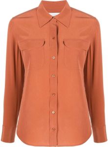 Equipment Zijden blouse Oranje