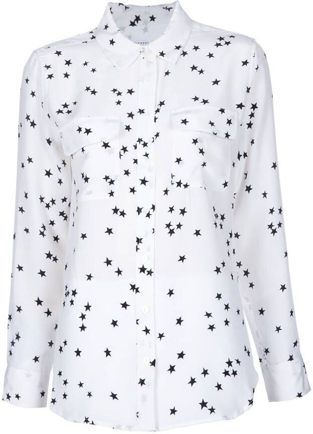Equipment Star blouse Wit