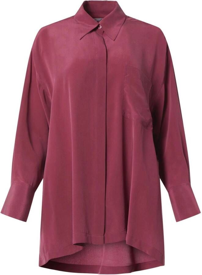 Equipment Zijden blouse Roze