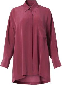 Equipment Zijden blouse Roze