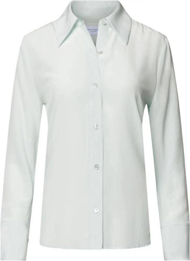 Equipment Zijden blouse Wit