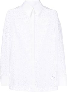 Erdem Broderie anglaise blouse Wit