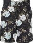 Erdem Chino shorts met bloemenprint Zwart - Thumbnail 1