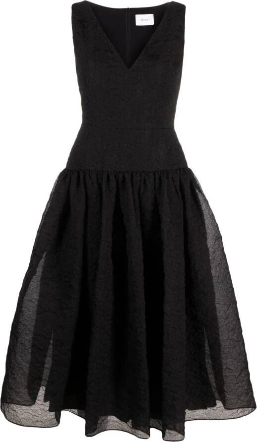 ERDEM Flared jurk Zwart