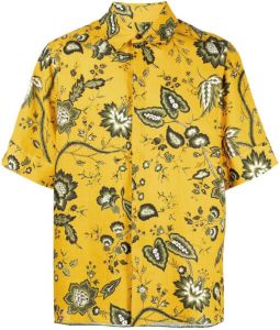 Erdem Overhemd met bloemenprint Geel