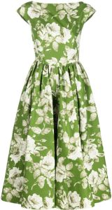 Erdem Jurk met bloemenprint Groen